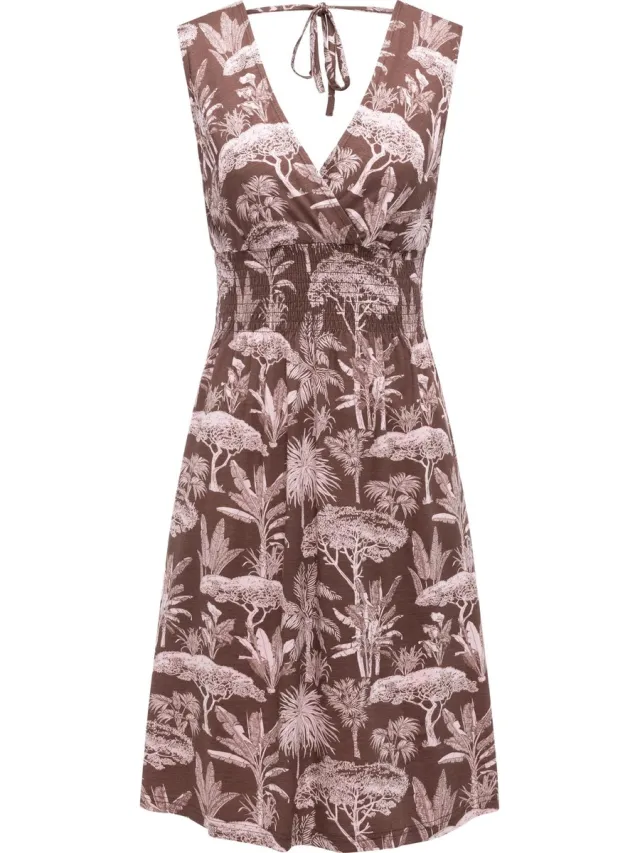 Ragwear Dames zomerjurk Donkerchoco