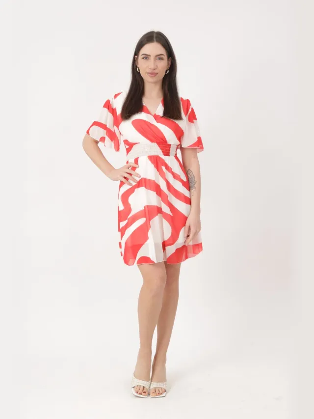 Elara Jurk rood