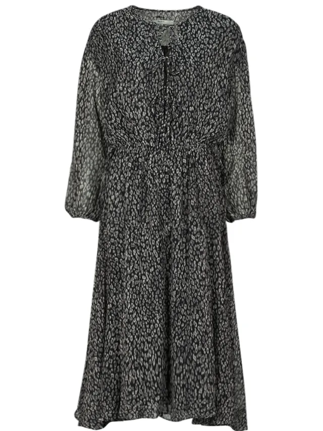 Pepe Jeans Lange Jurk Pepe jeans ALICIA Zwart