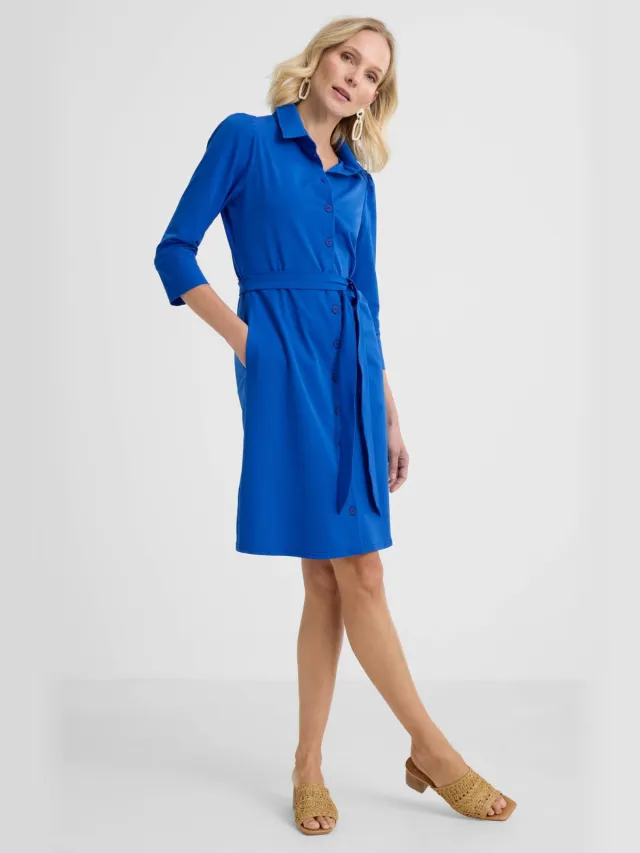 TQ-Amsterdam t-shirtjurk korte jurk Blauw