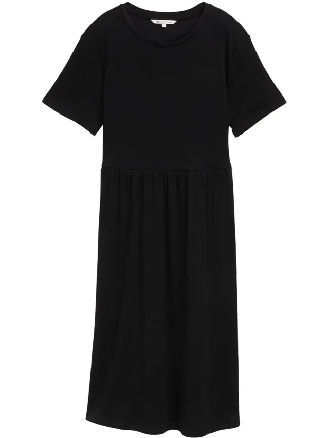 Tom Tailor Denim - Jersey midi-jurk - deep black