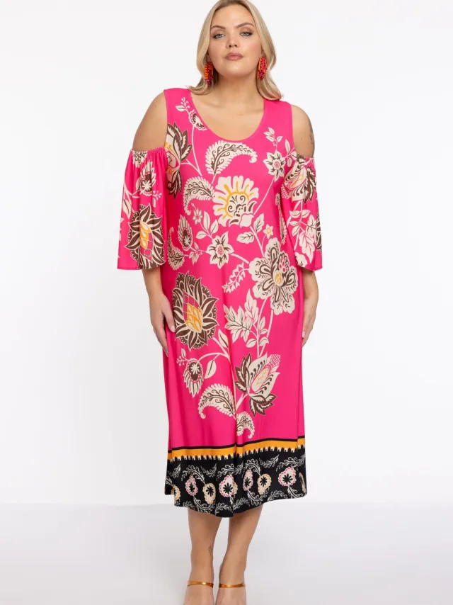 Yoek Jurk met cut-out ZARIA | Roze