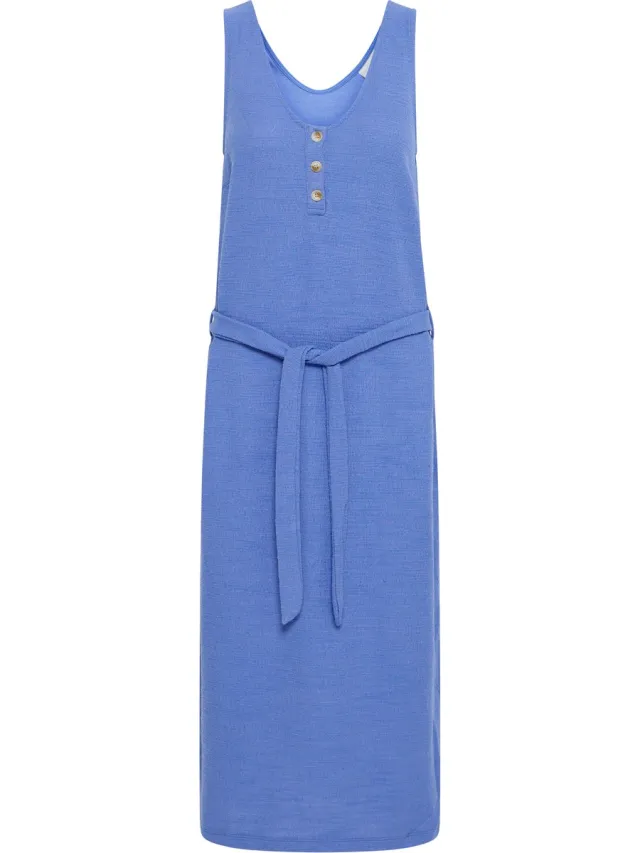 Ichi IHALABAMA DR7 - Dames - Midi jurken Wedgewood