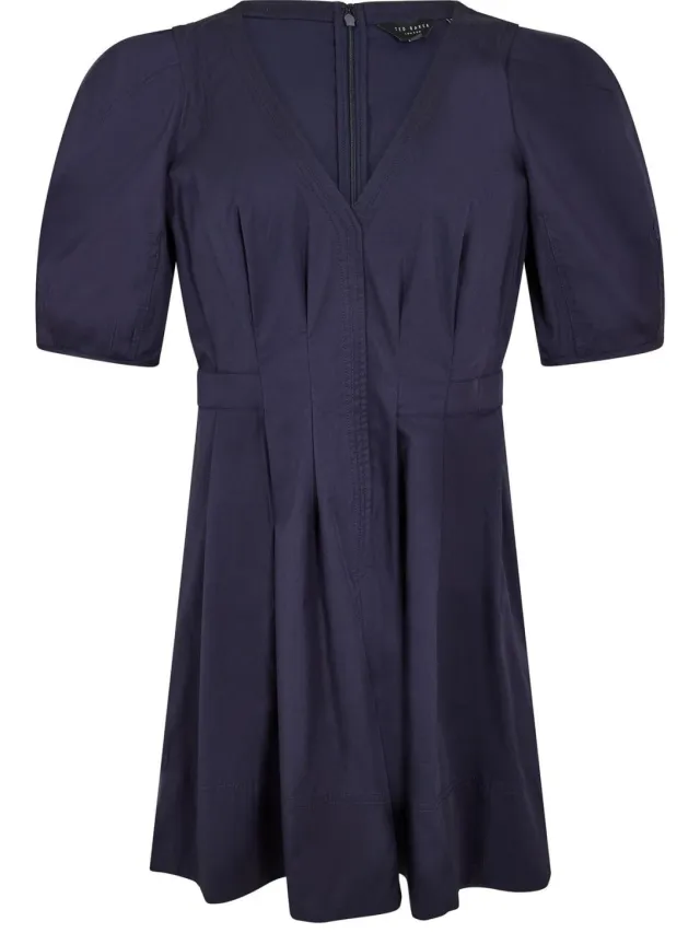Ted Baker Dames Ted Baker v-hals Md Ld99 in Marineblauw