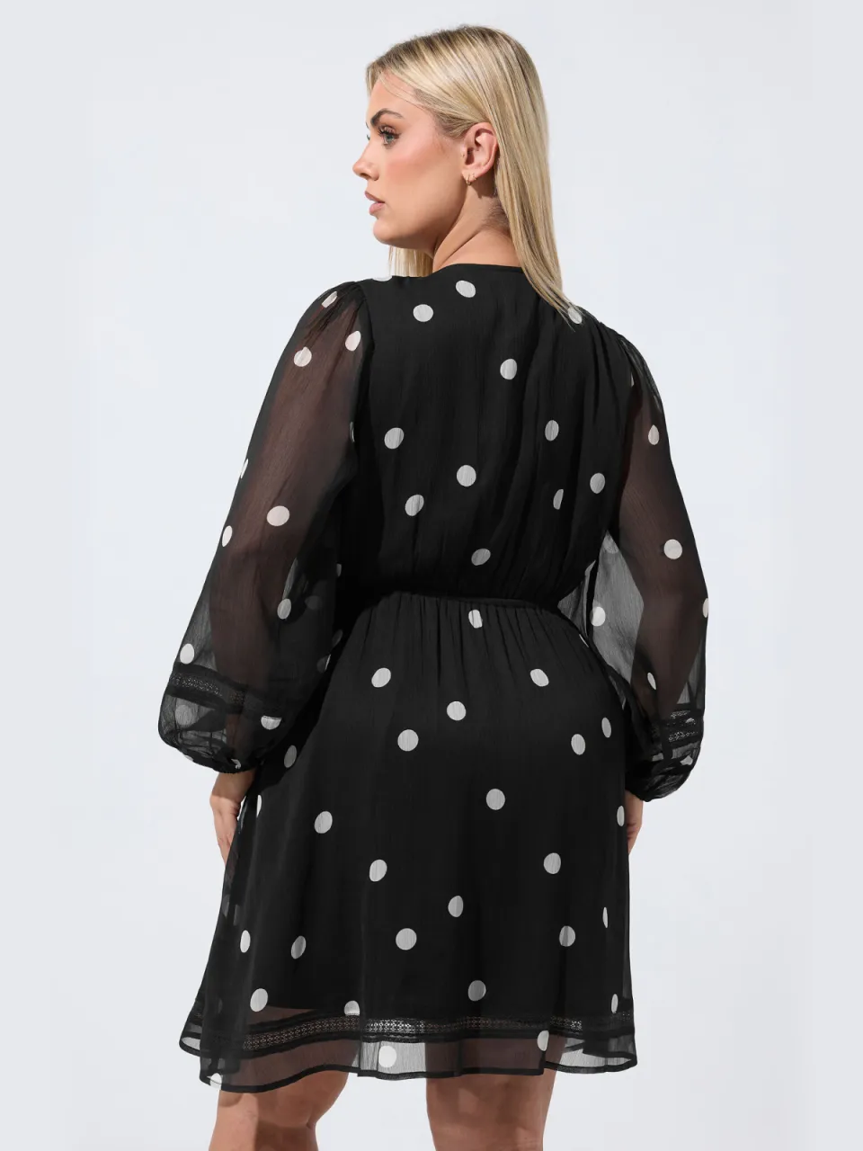 Limited Collection Minijurk Met Gesmokte Taille zwart, foto 3