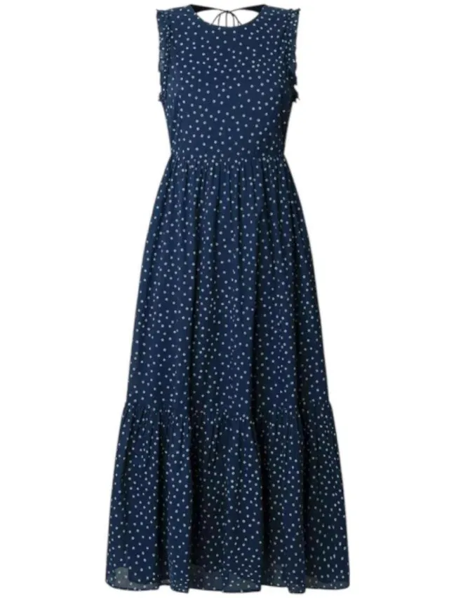 Pepe Jeans Lange Jurk Pepe jeans PL953666 588 Blauw