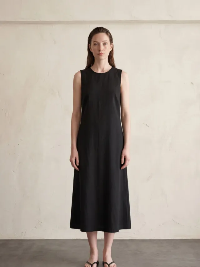 MyFashion Midi-jurk met Rugdetail Zwart