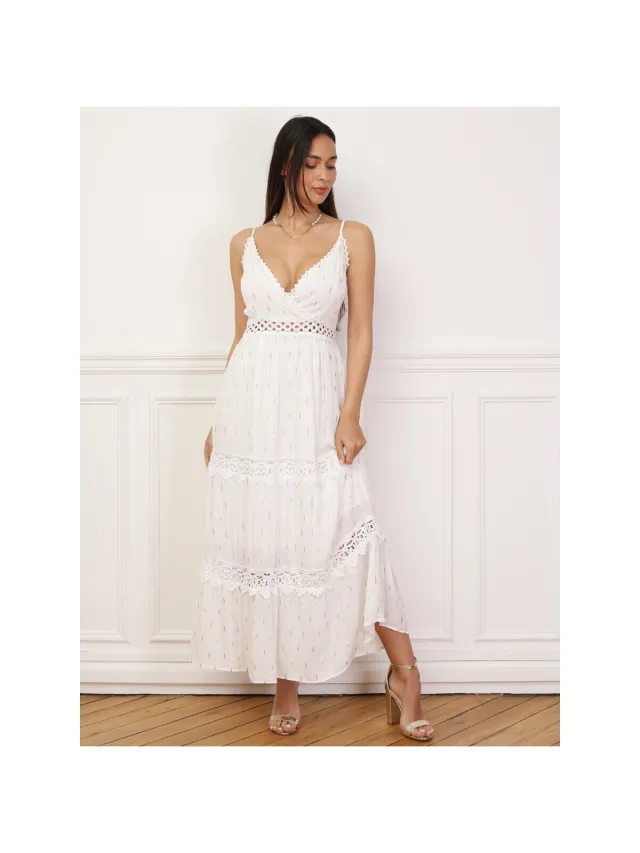 La Modeuse Jurk La Modeuse 71553_P168250 Wit