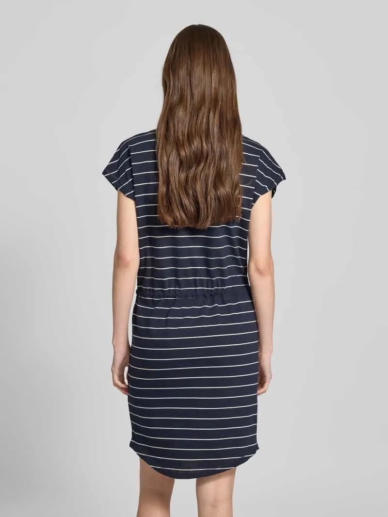 Only Flatteuze mini-jurk van puur katoen, model 'MAY' donkerblauw, foto 3