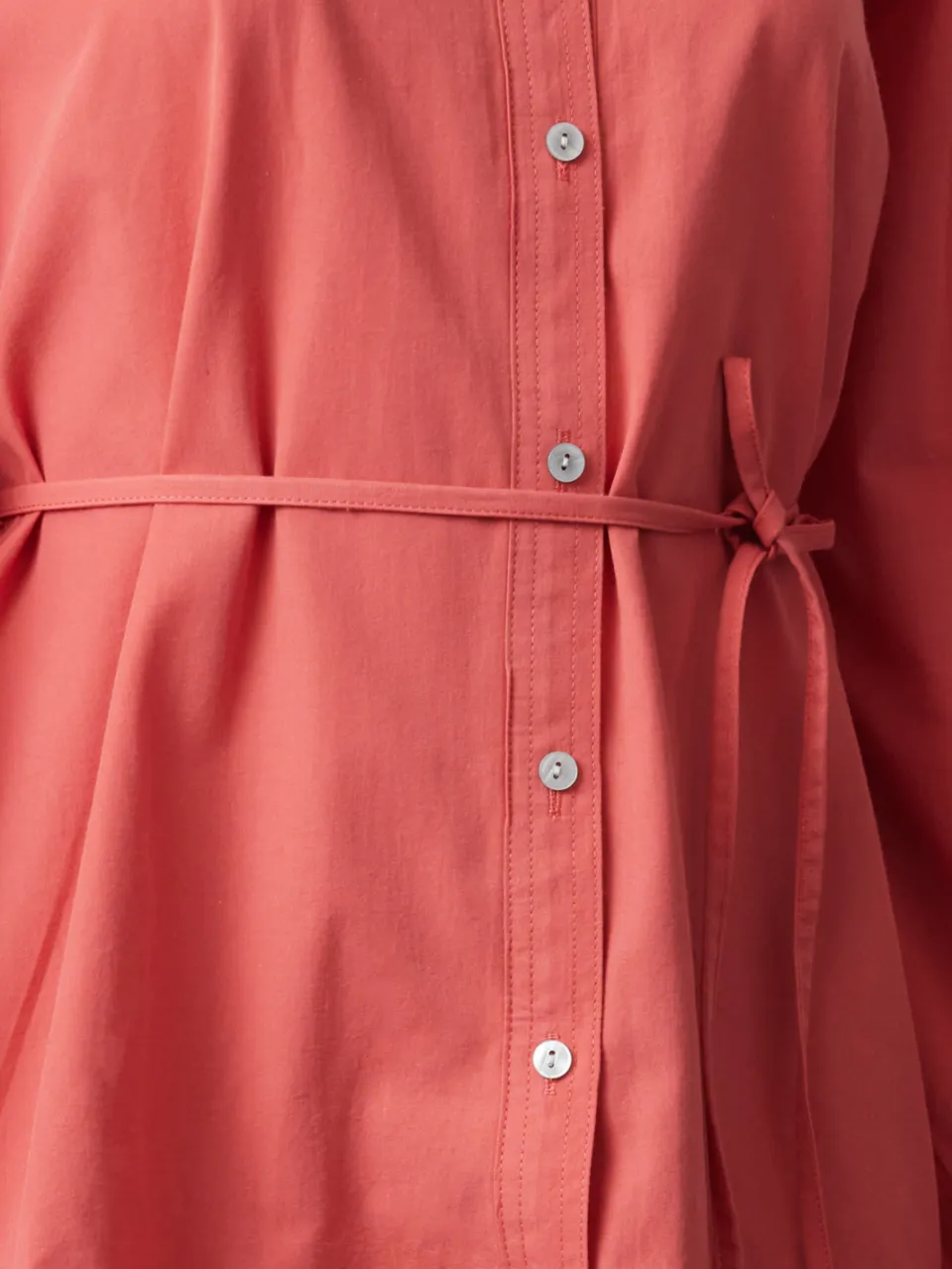 Trendyol TRENDYOLMİLLA Dames Rood Effen Kort / Mini Lang Casual Blousejurk Jurken, foto 2