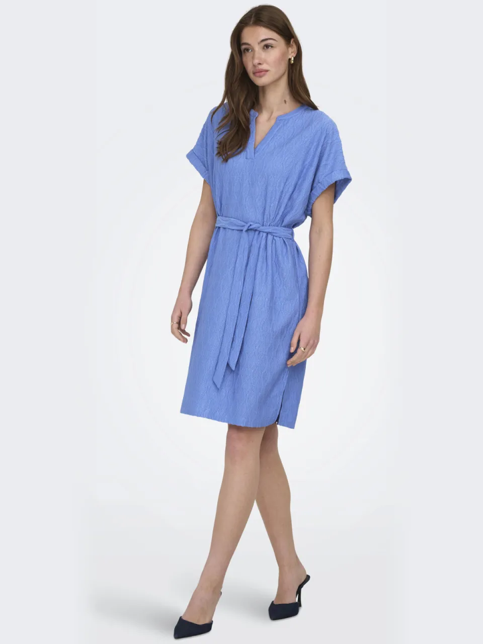 Only korte jurk blauw