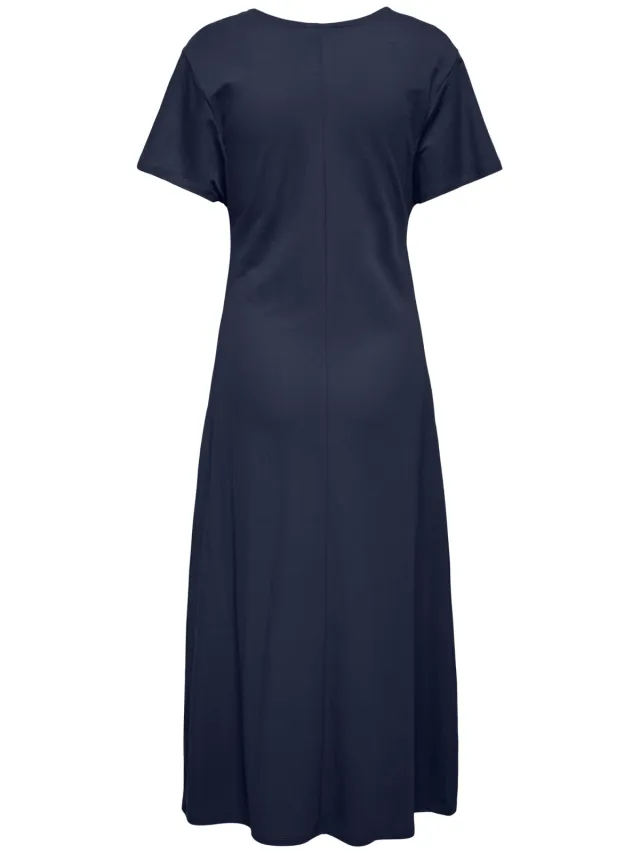 JDY midi jurk donkerblauw