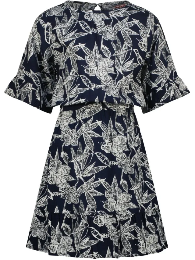 Vingino Pommy Meisjes Jurk - Dark Blue