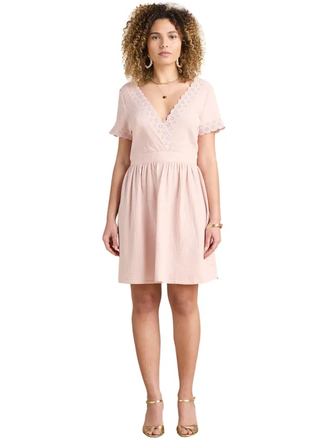 Envie de Fraise Feestelijke damesjurk capsulecollectie moeder/dochter ENVIE DE FRAISE roze (poederkleur)