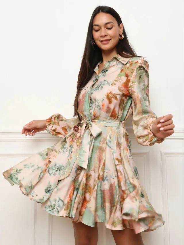 La Modeuse Jurk La Modeuse 73827_P174249 Groen