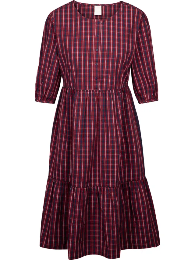 Trespass Dames/Dames Helen Casual Jurk (Donkere kers) Rood