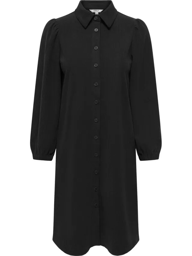 Only Jurk ONLLIAS Corduroy Korte jurk Black 1