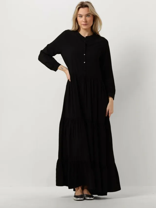 Lollys Laundry Dames Jurken Neell Maxi Dress Ls - Zwart