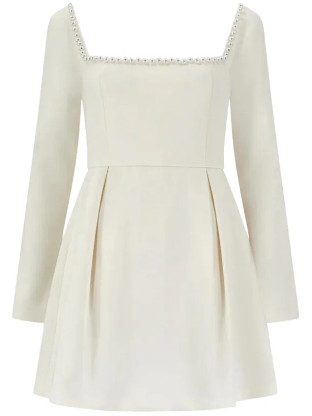 Odd Muse Dames/Dames Ultieme Parel Mini Jurk (Wit), foto 2