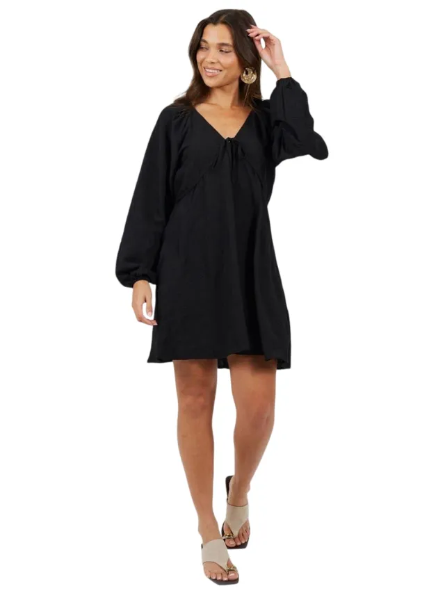Brave Soul Dames/Dames A-lijn Mini Jurk (Zwart)