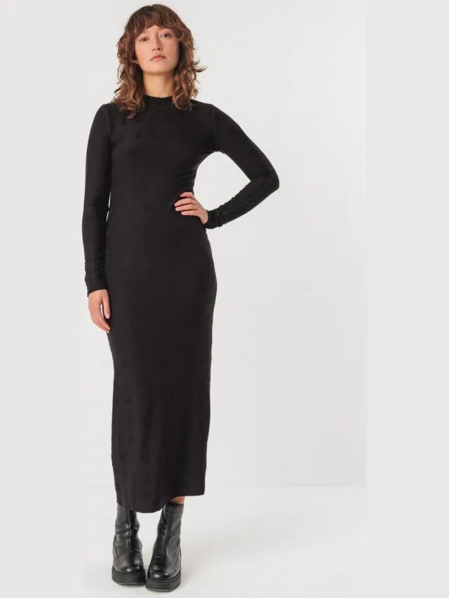 Skfk dames vegan Jurk Gaua Zwart