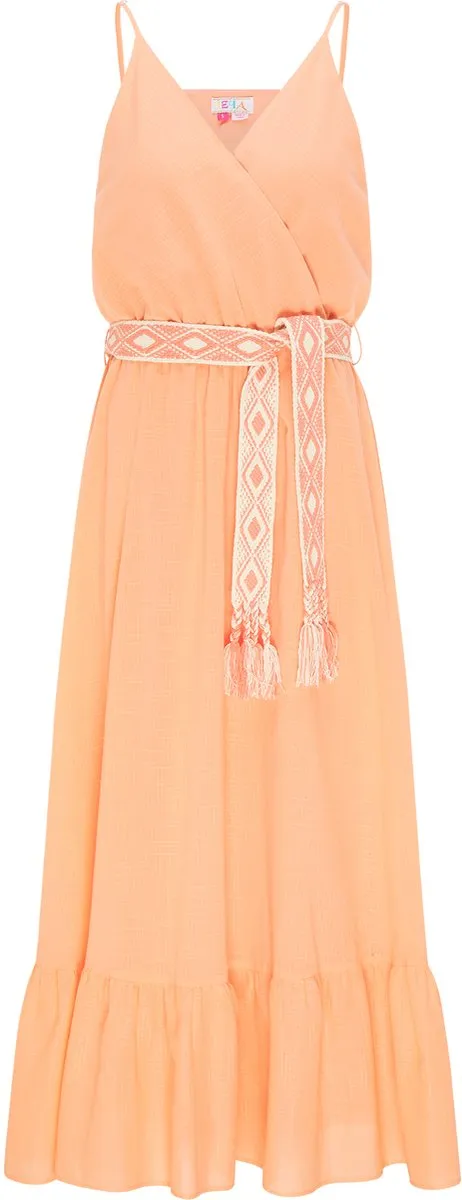 IZIA Maxi jurk oranje