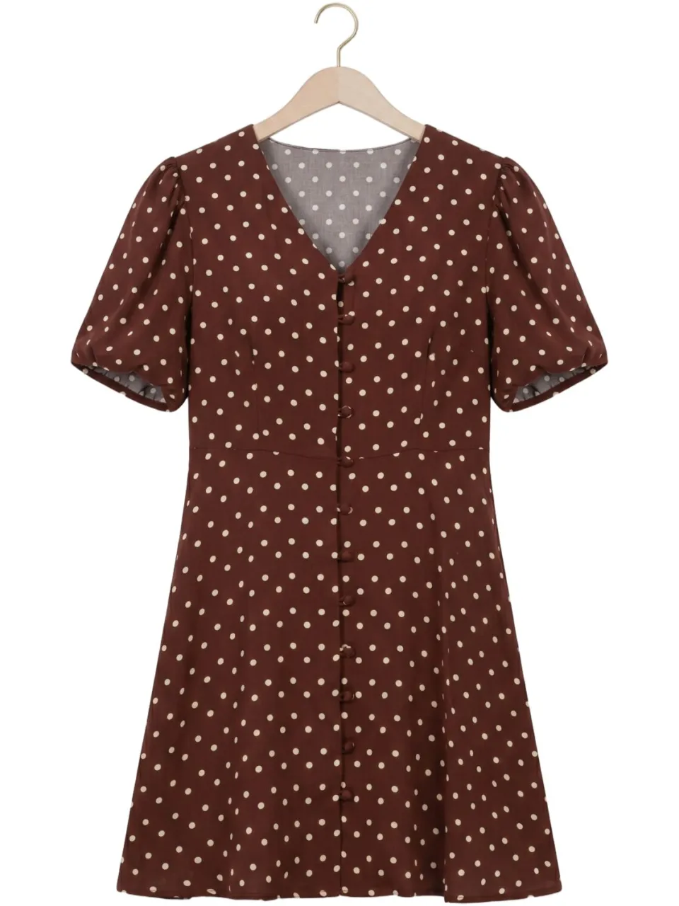 Ydence Dames Jurken Dress Amaya - Bruin, foto 2