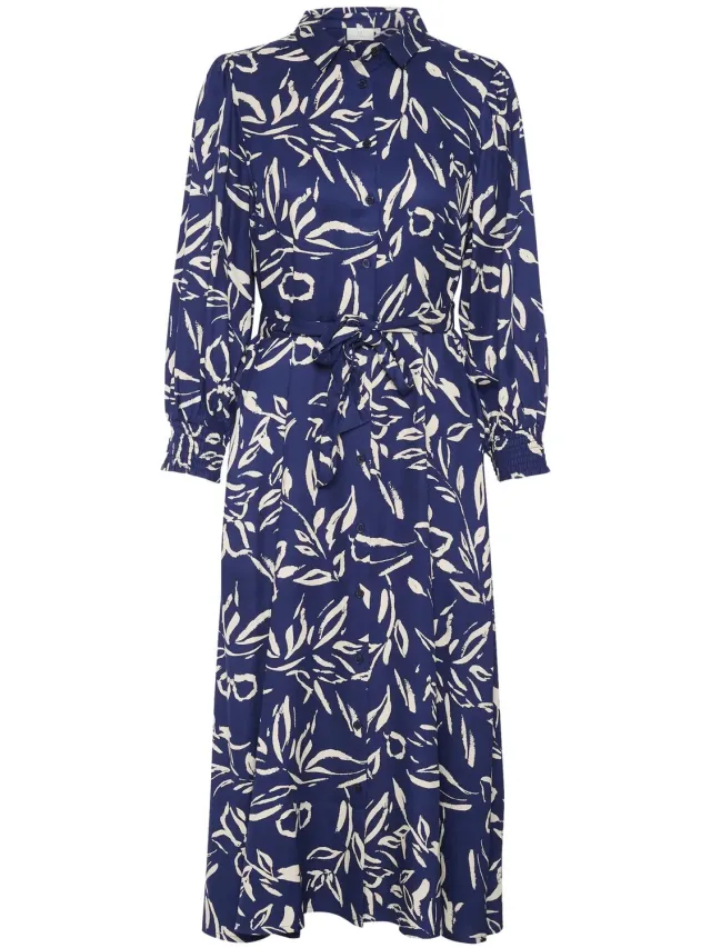 Kaffe Dameshemdjurk KAFFE Emina Blauw