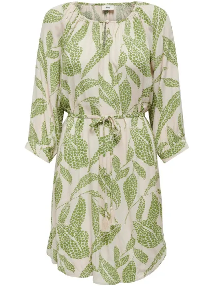 Jacqueline De Yong Kopie van bree life 3/4 raglan dress Veelkleurig