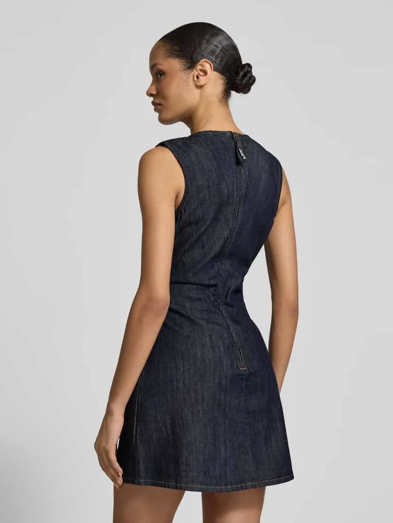 Jake*s Casual Minijurk in denimlook, foto 3