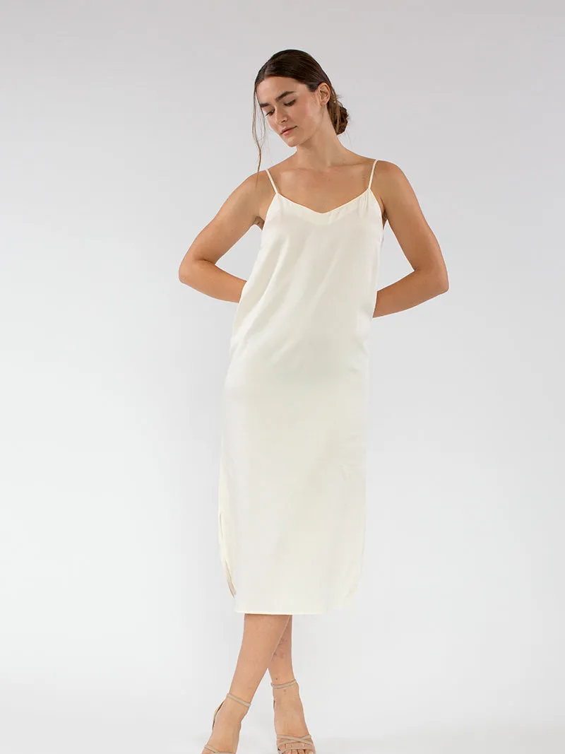 Neu Nomads dames vegan Slipdress Easy Sneeuwwit wit, foto 2
