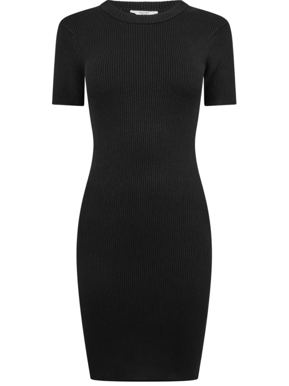 Jack Wills Geribbelde mini-jurk voor dames (Zwart), foto 2
