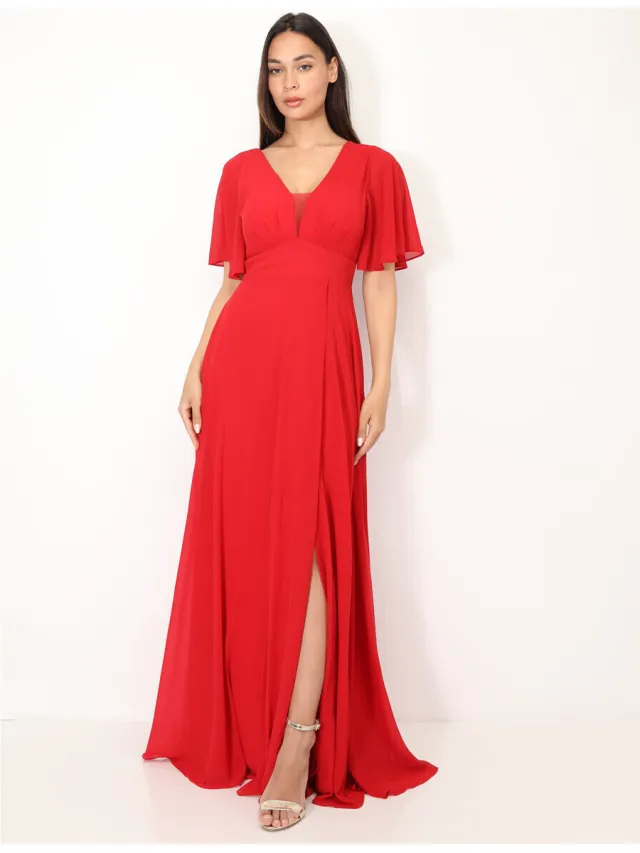 Jurk La Modeuse 70590_P165137 rood, foto 2