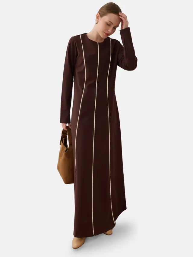 Benin Modest Dress Benin Bruin