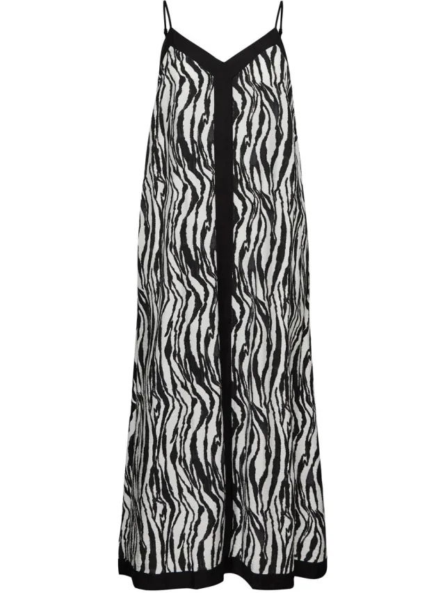 Vero Moda Curve Jurk VMCDENISE Lange jurk Black 1