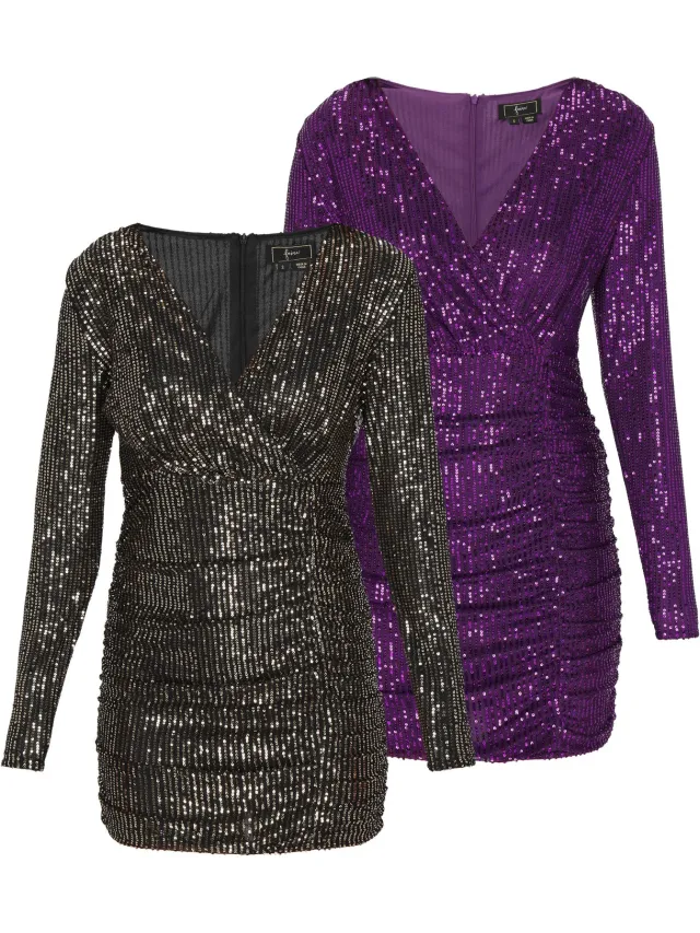 Mo dress 2-Pack Black & Violet