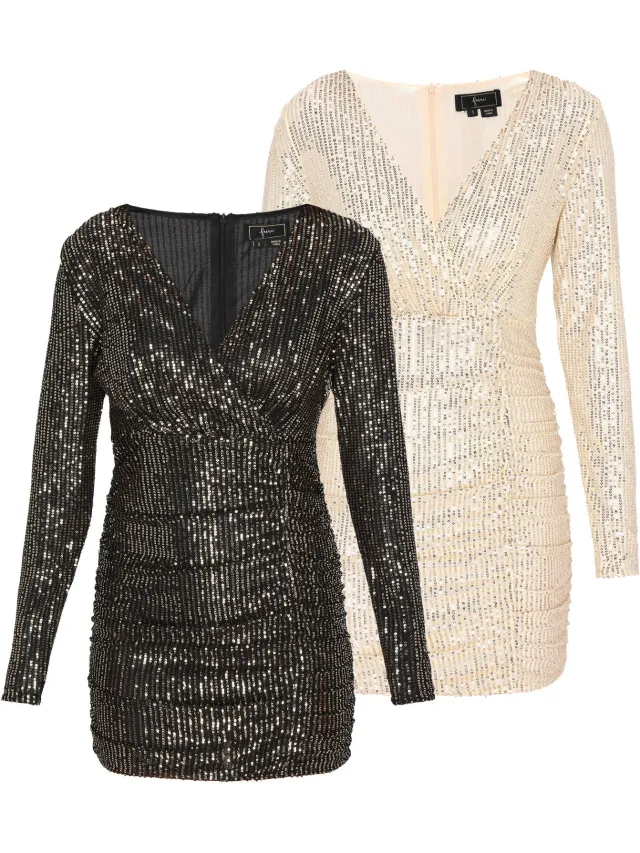 Mo dress 2-Pack zwartgoud