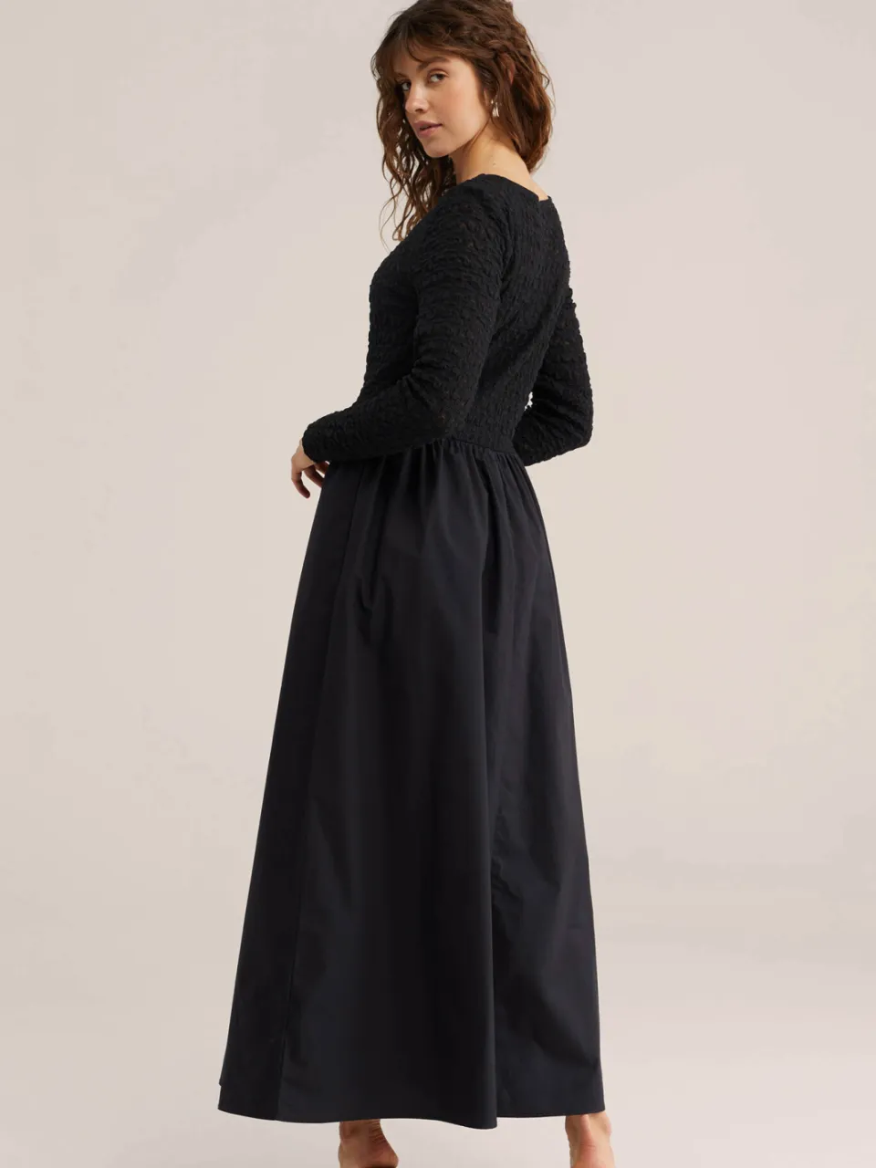 WE Fashion maxi jurk - zwart, foto 3
