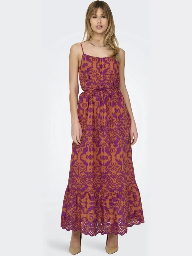 Only ONLLOU LIFE EMB STRAP ANKEL DRESS PTM - Dames - Mini jurken Tigerlily;Urben Ethnic