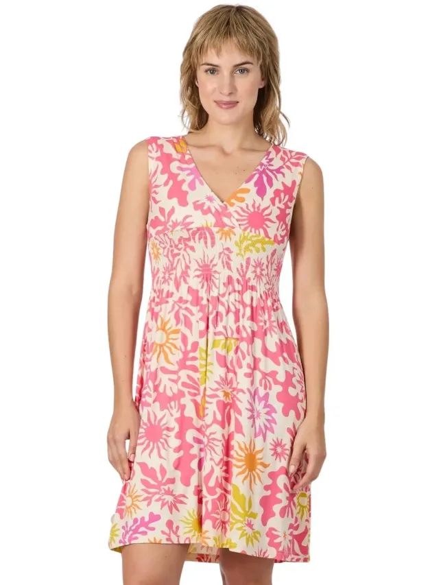 Damesjurk Ragwear Aini roze combo