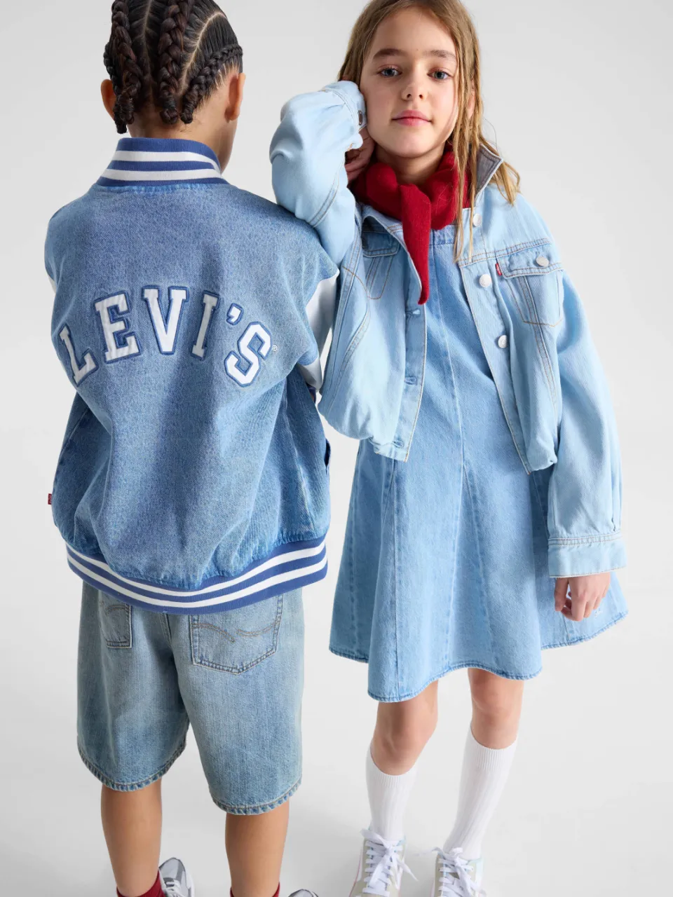 Levi's denim spijkerjurk lichtblauw, foto 4