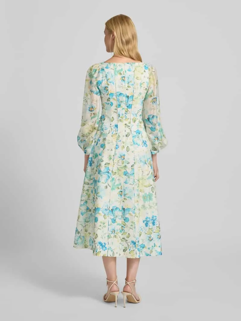 Forever New Avondjurk met strikceintuur Bleu