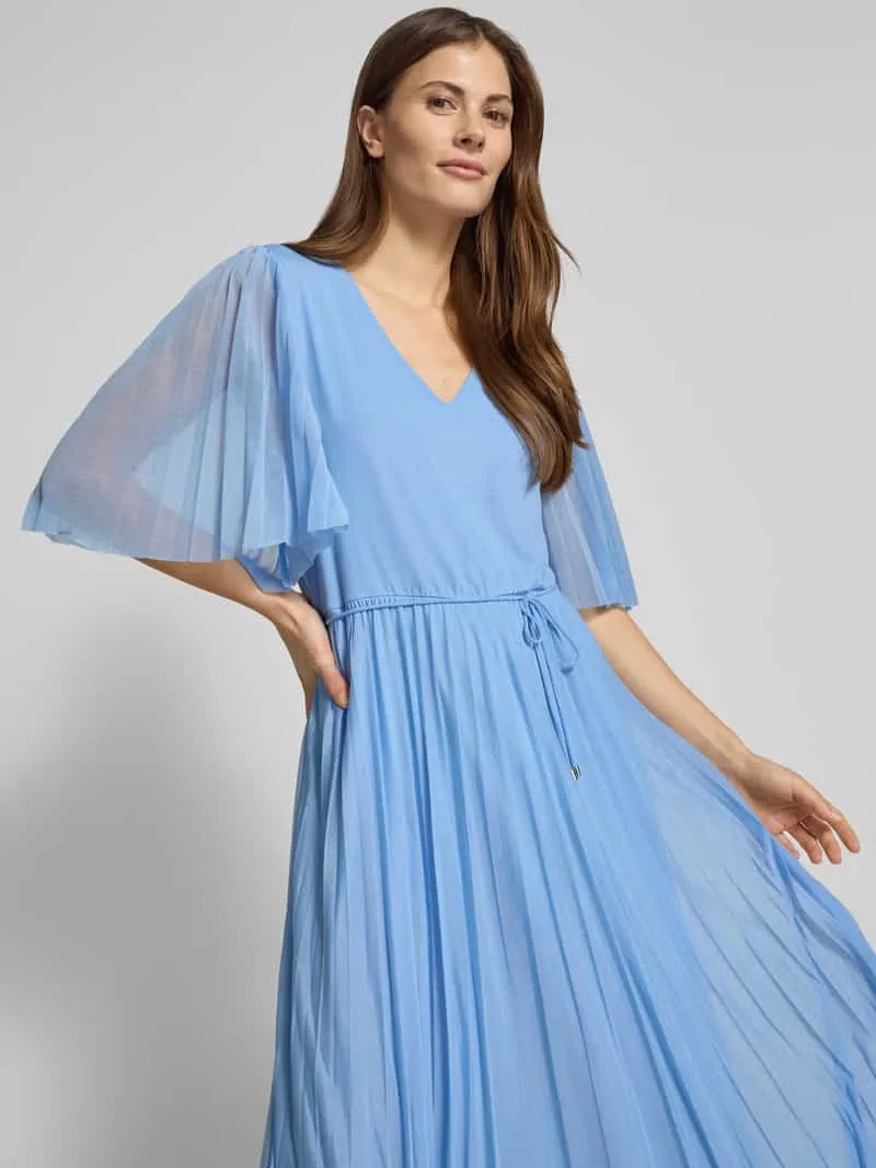 GUIDO MARIA KRETSCHMER WOMAN Maxi-jurk met V-hals Model 'Daphne' - GMK for Bridgerton lichtblauw, foto 5