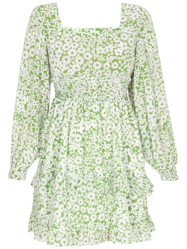 Mymo jurk vrouwen Groen, foto 2