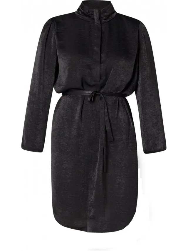 Yesta Dirkje Jurk - Black-0(44)