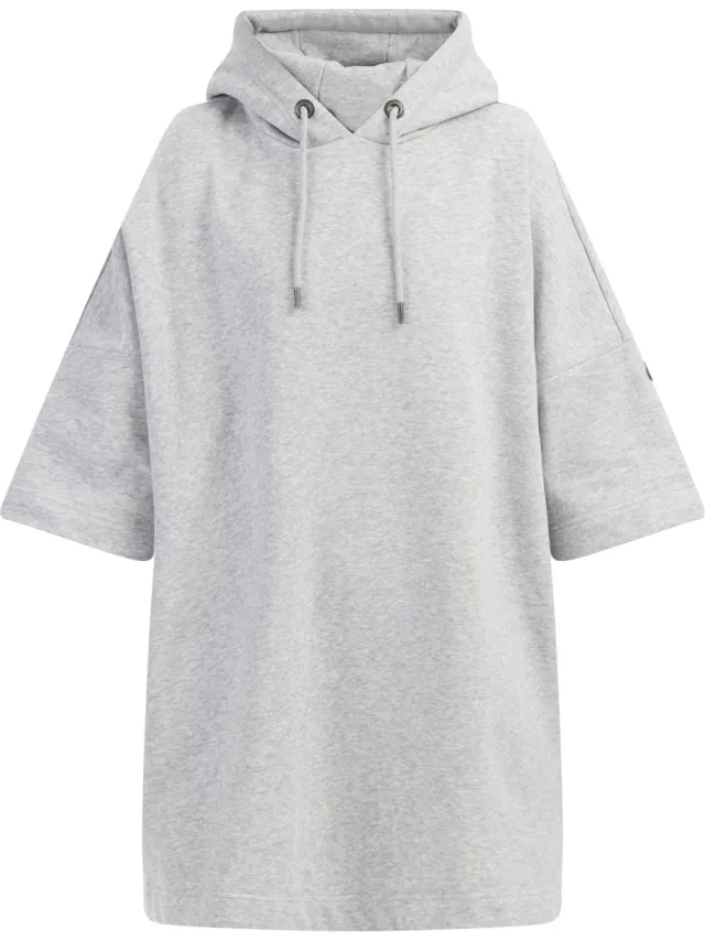 DREIMASTER Oversized sweatshirtjurk licht grijs melange