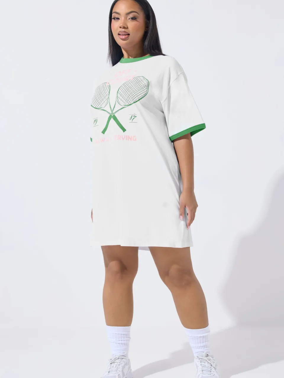 Limited Collection Witte 'Always Serving' Tshirtjurk, foto 2