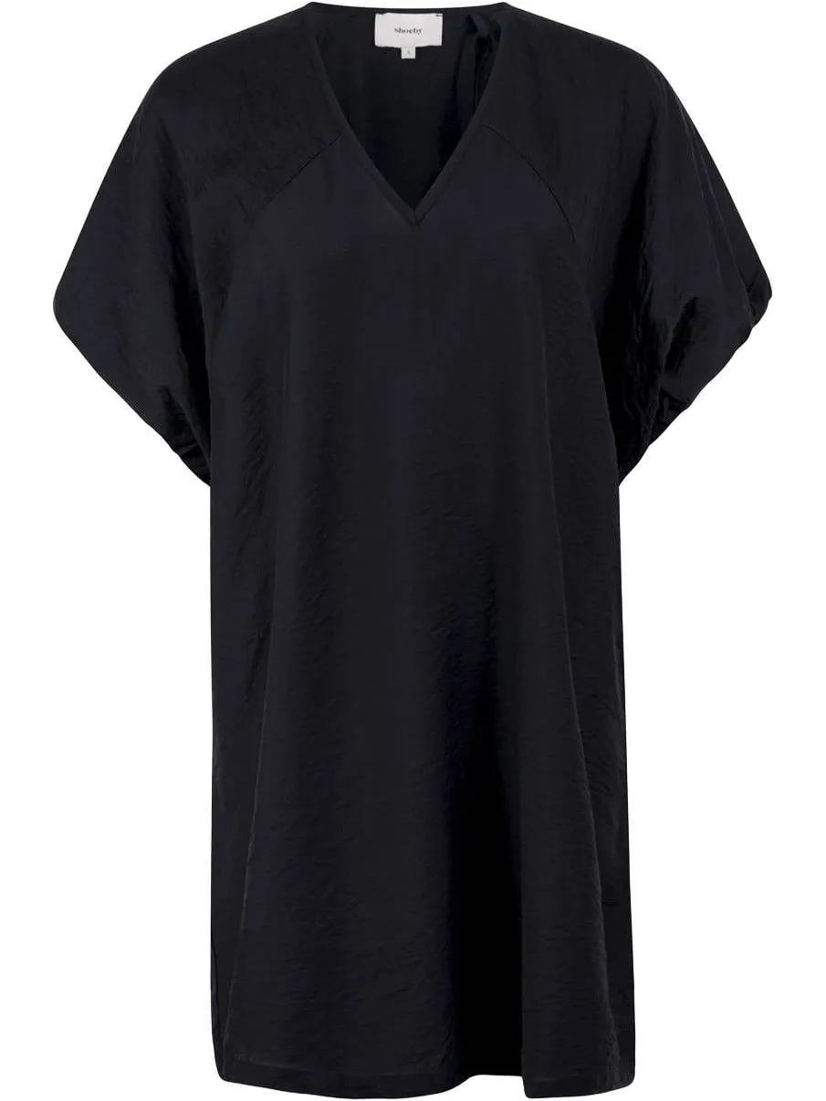 Shoeby v-hals zomerjurk - zwart, foto 2