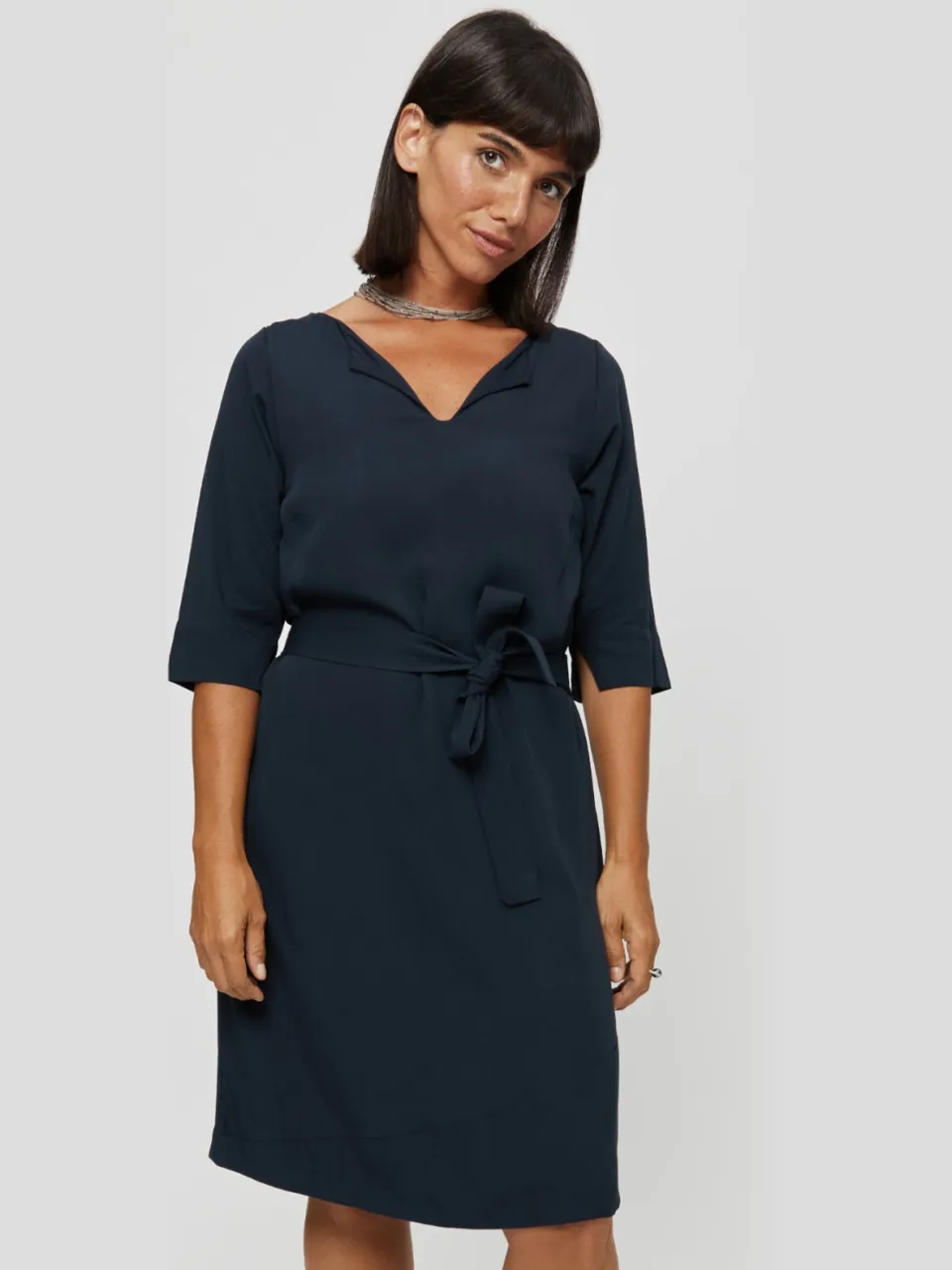 AYANI dames vegan Jurk Catherine Antraciet, foto 2