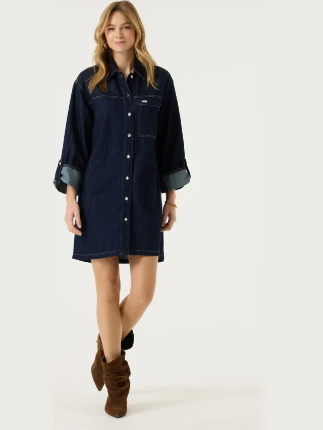 Garcia Denim Jurk - Rinsed Blauw